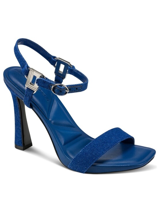 Karl Lagerfeld Shoes - KARL LAGERFELD PARIS Womens Cybil High-Heel Sandal Blue 7.5M